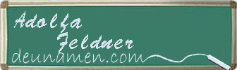 Adolfa Feldner Visitenkarte
